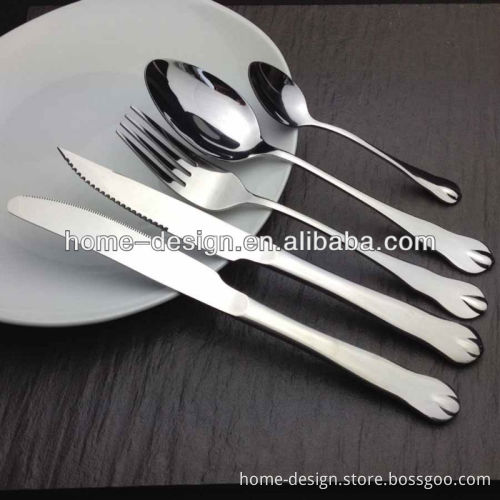 Classic design stainless steel hotel and restaurant cutlery set/flatware set